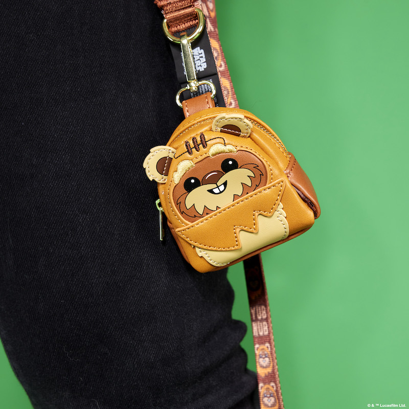 Image of someone holding the Ewok Pets Treat Bag 